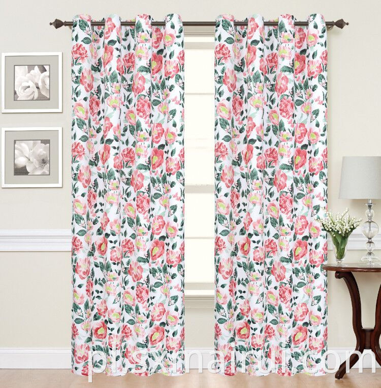 Product Name	Factory Supply Linen Window Curtain Floral Printing Home Item NO.	MR20C125 Material	100% Polyester Width	140*240CM Weight	240-250GSM MOQ	500M Delivery	45Days